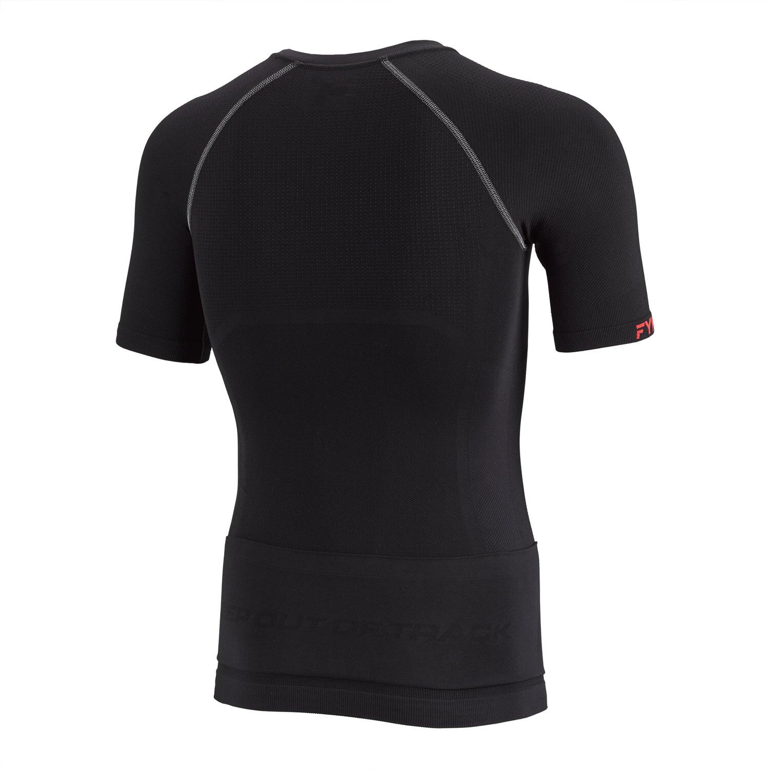 T-shirt senza cuciture con cintura integrata per il trail running 2/2