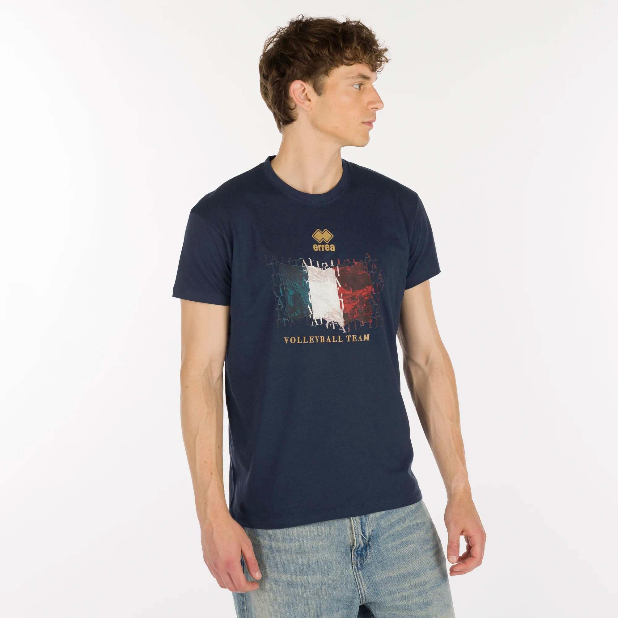 T-Shirt Errea Naz. Italia Volley Ita Er 06 Mc Ad Adulte 2/5