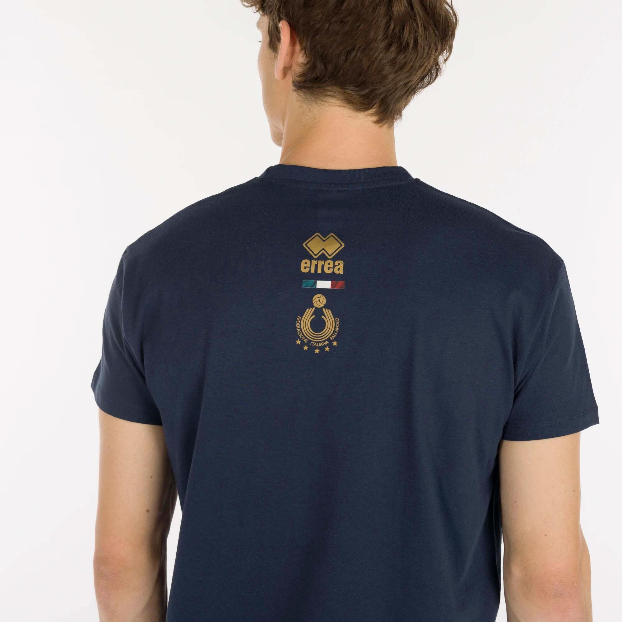 T-Shirt Errea Naz. Italia Volley Ita Er 06 Mc Ad Adulte 5/5