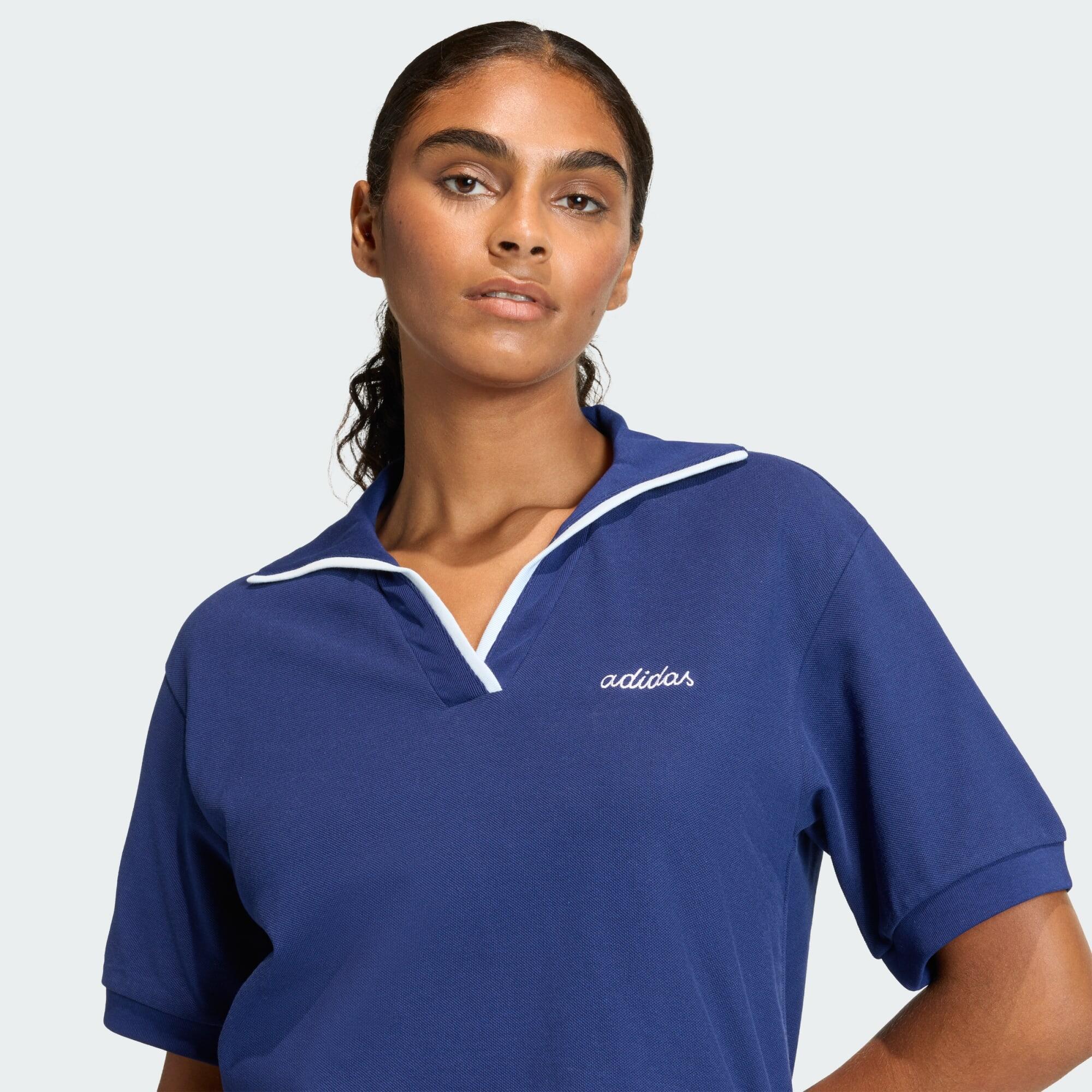 Polo Color Pop Essentials sazonal com gráfico bordado 4/6