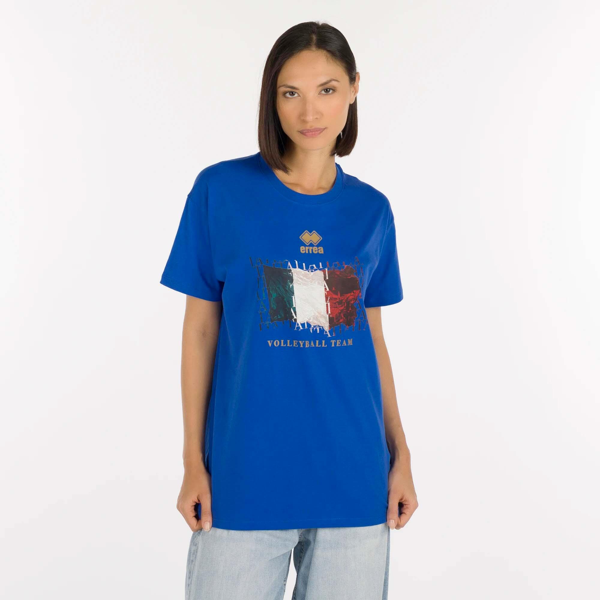 T-Shirt Errea Naz. Italia Volley Ita Er 04 Mc Ad Adulte 3/5