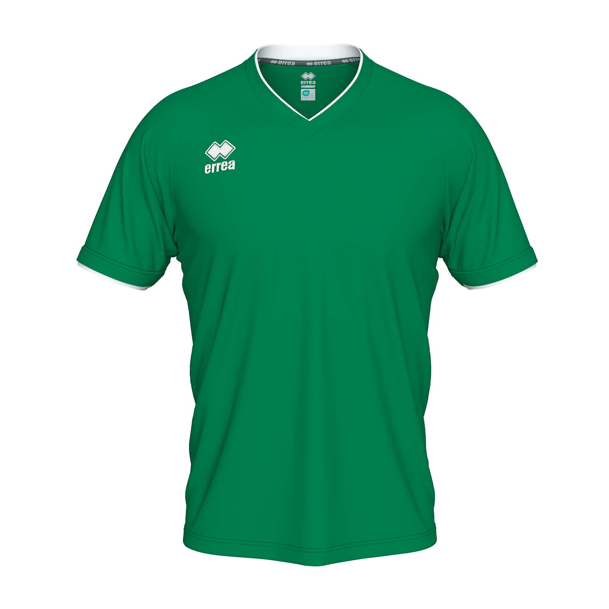 Errea - T-shirt Errea Leonard, Pull Mc, Publicité Adulte - T-shirt Manches Courtes - Vert - Decathlon