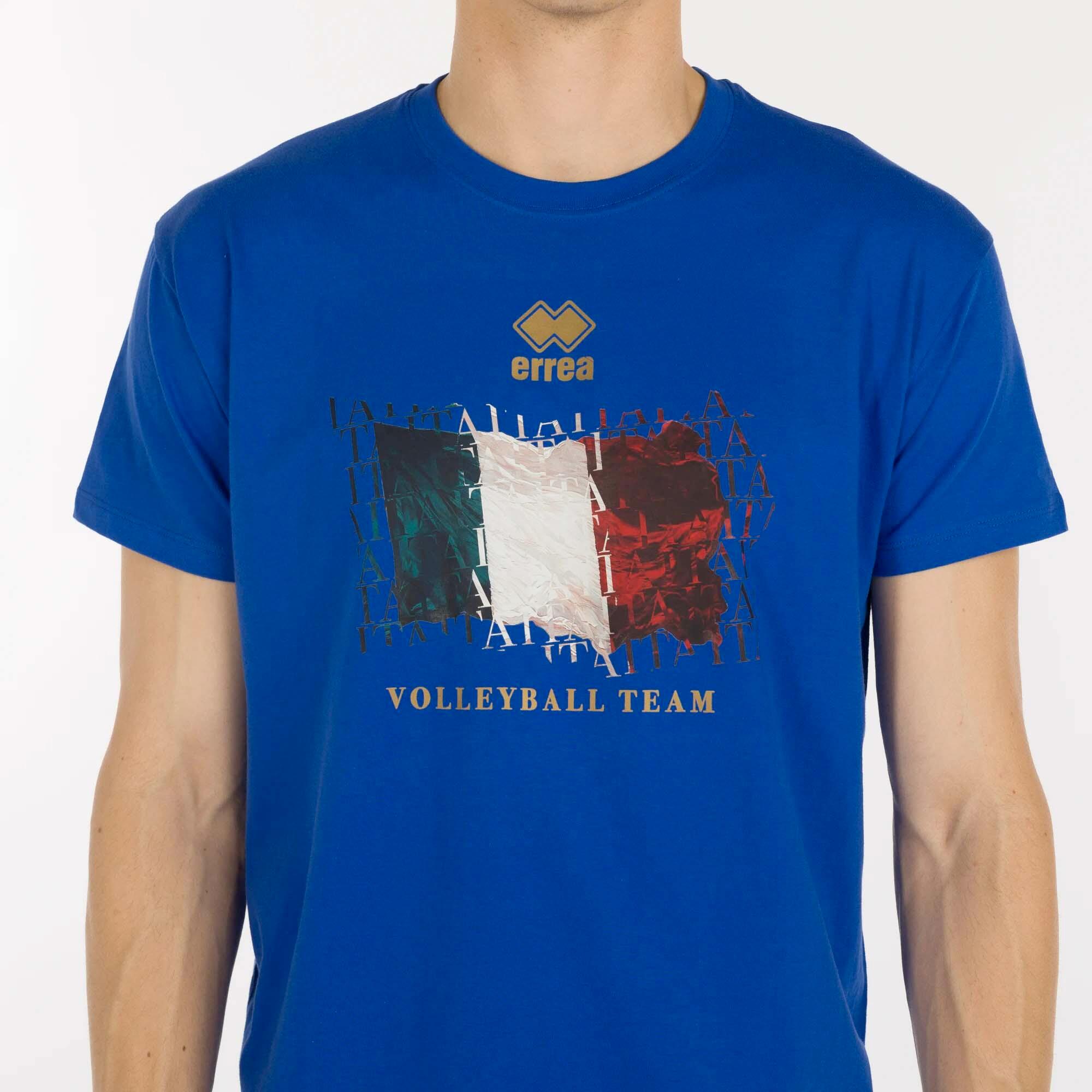 T-Shirt Errea Naz. Italia Volley Ita Er 04 Mc Ad Adulte 5/5