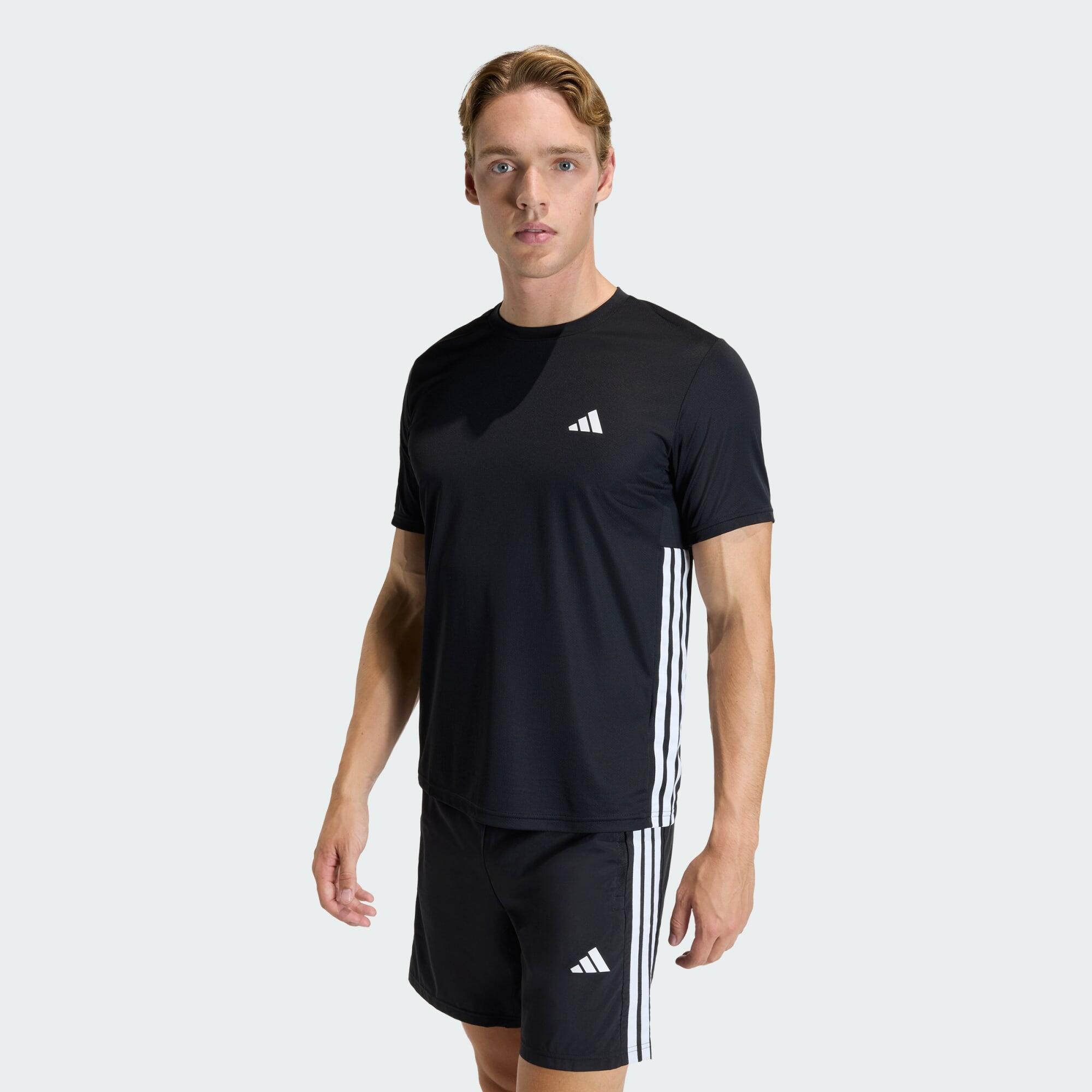 ADIDAS WORKOUT ESSENTIALS BASE 3-STRIPES T-SHIRT
