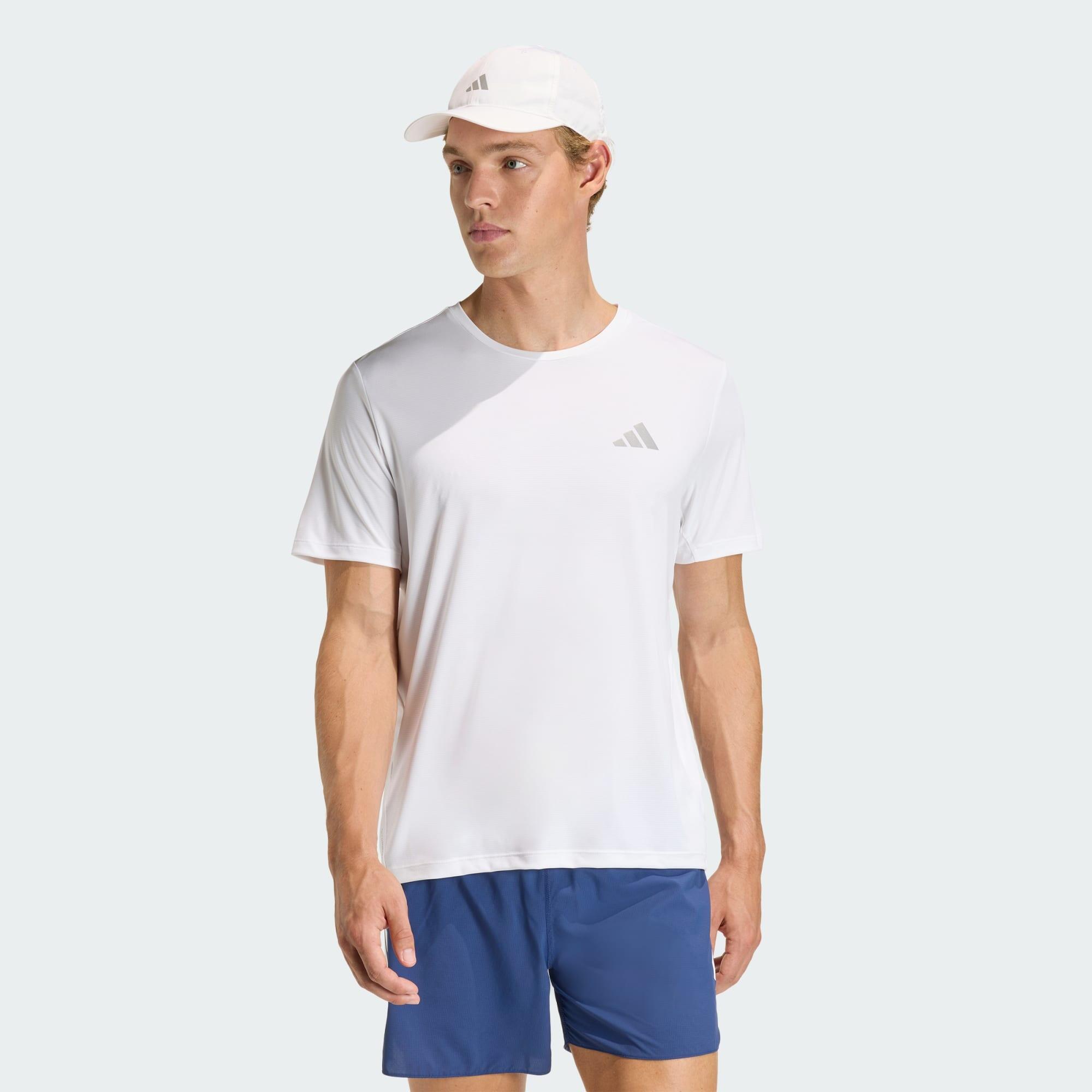 Adidas - T-shirt Essentials Running Adi365 - Polo Manches Courtes - Blanc - Decathlon