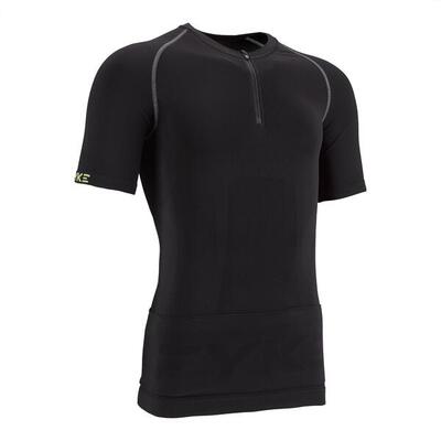 T-shirt senza cuciture con cintura integrata per il trail running