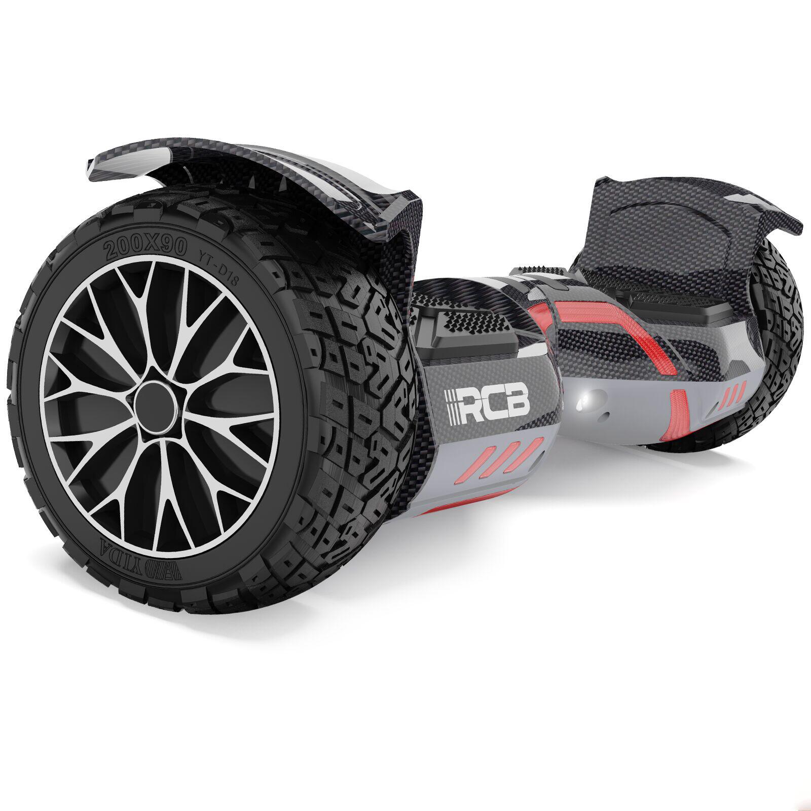 Rcb - Hoverboard 8.5" Avec Pneus Pleins, 3 Vitesses, Jusqu’à 12km/h – Rcb Rh3 - Hoverboard - Noir - 8.5" - Decathlon