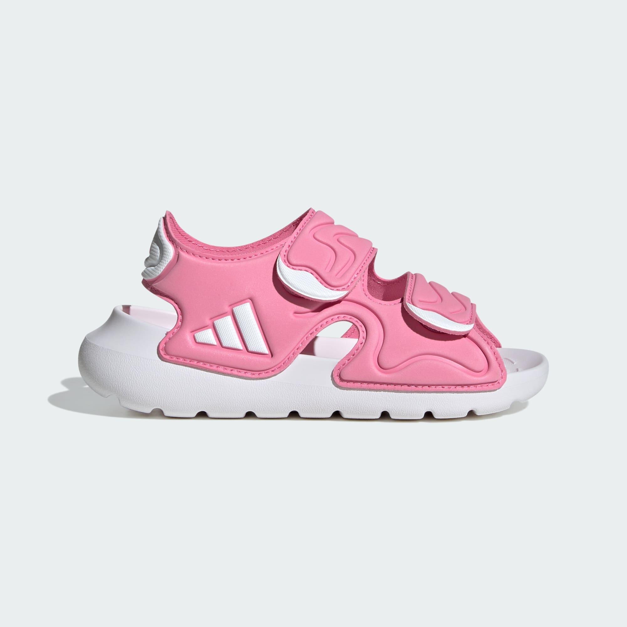 Adidas - Sandale Altaswim 3 Enfants - Claquettes - Blanc|rose - Decathlon
