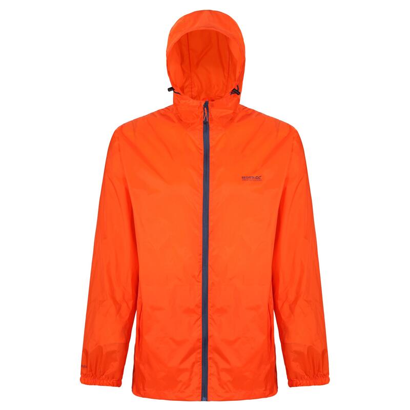 Regenjacke Pack It III wasserfest Herren Rost/Orange