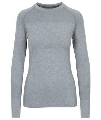 Trespass Pelina Damen Longsleeve 1/2‑Zip Blau 2XL