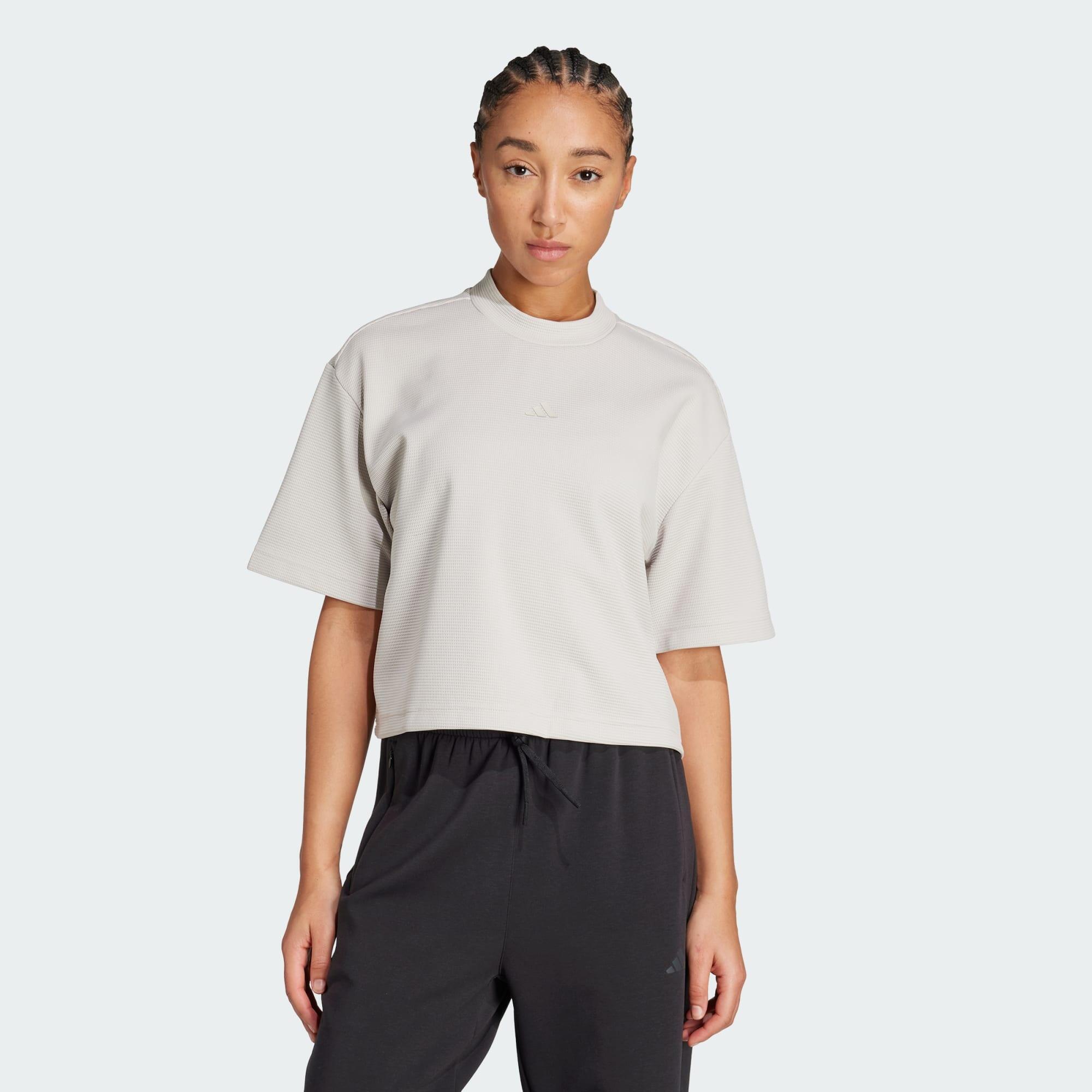 ADIDAS Tričko Yoga Motion Waffle