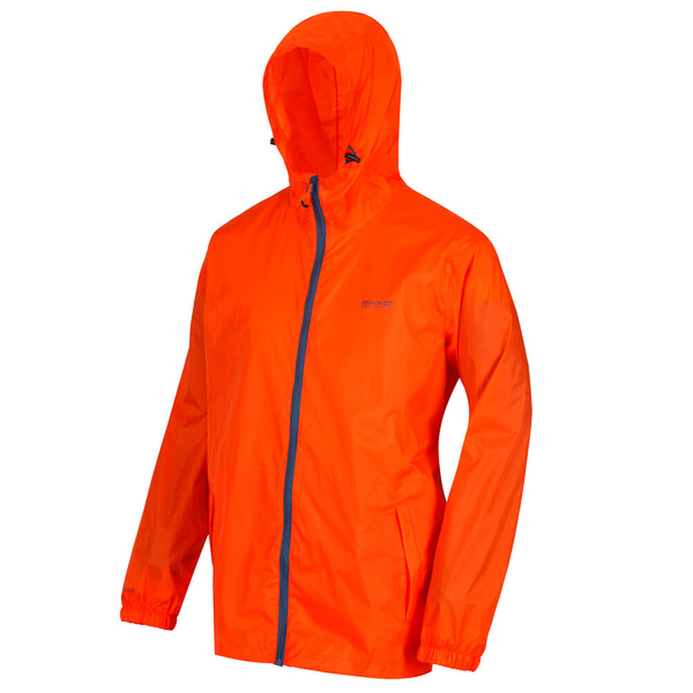 Mens Pack It III Waterproof Jacket (Rusty Orange) 3/4