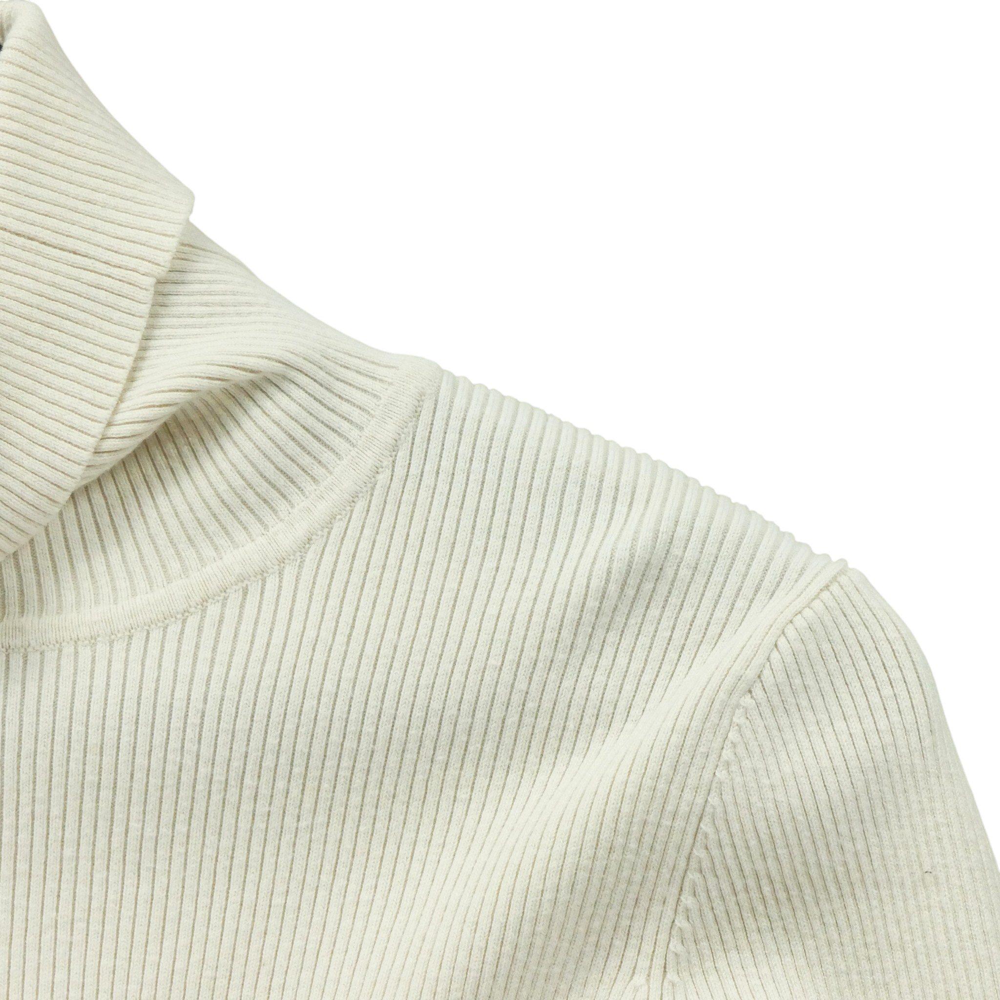 Second life Damen Weißer Rollkragenpullover In gutem Zustand