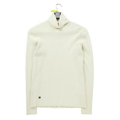 Tweedehands - dames witte coltrui sweater - goede staat