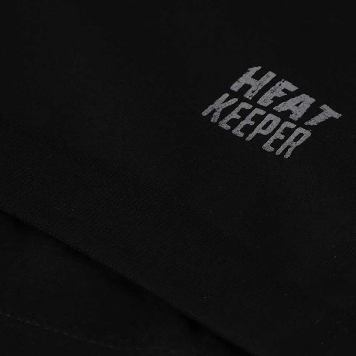 T-shirt thermique Heatkeeper Basic sans coutures pour homme, noir 3/4