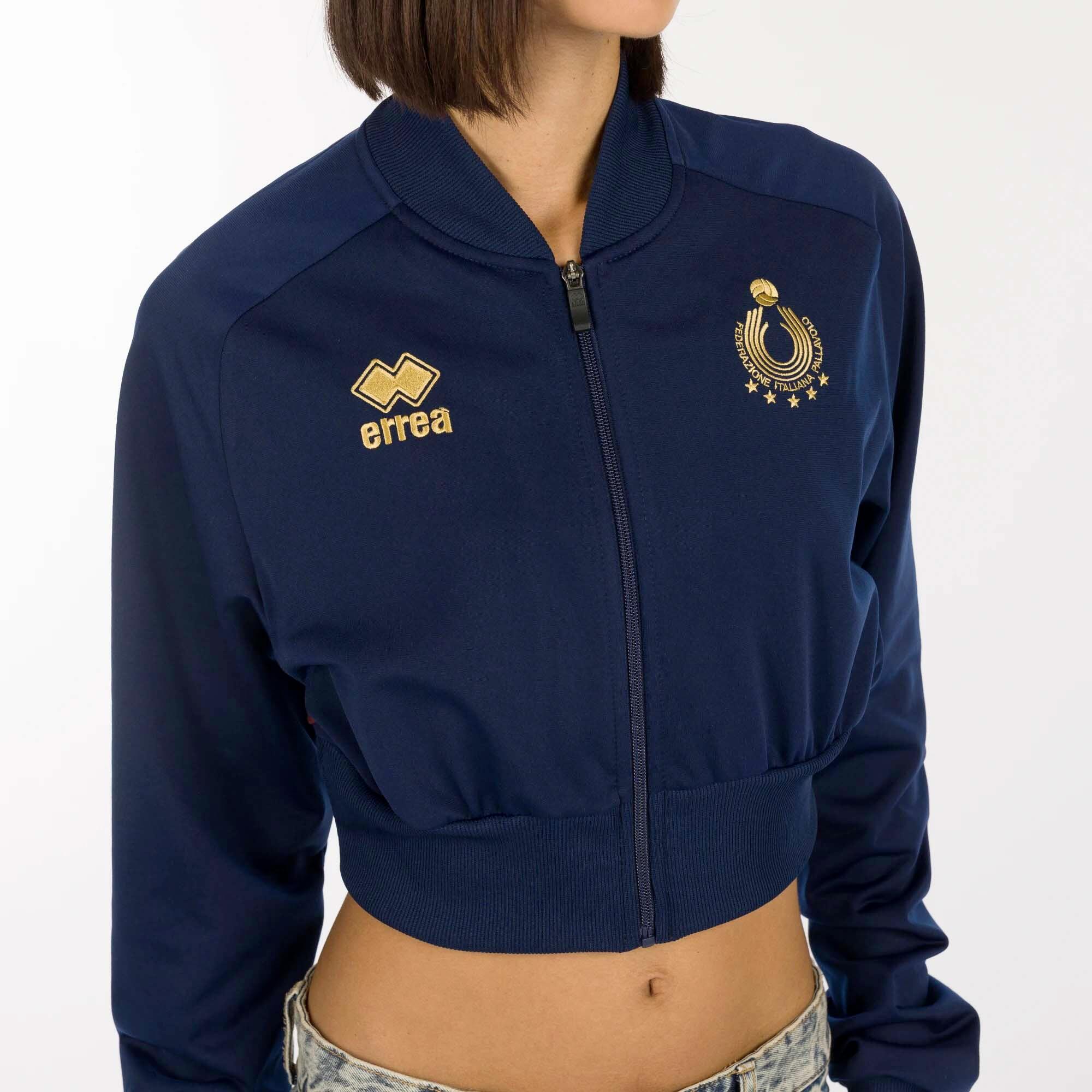 Sweat Errea Naz. Italia Volley Crop Ad Femme 5/5