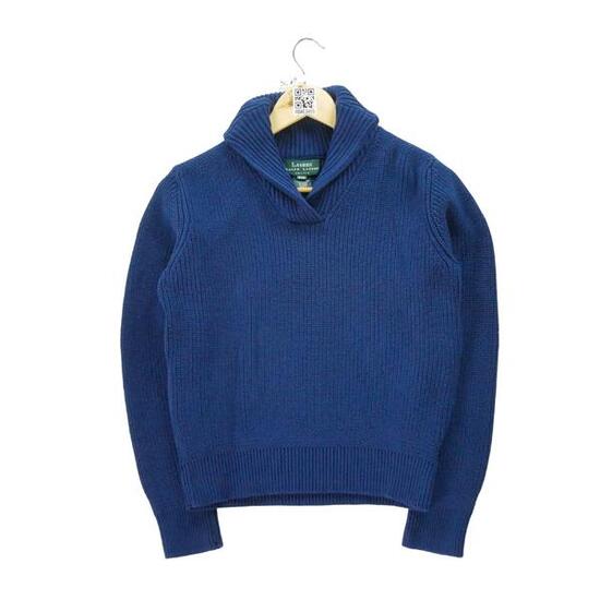 Seconda Mano - Maglione blu da donna - Stato eccellente