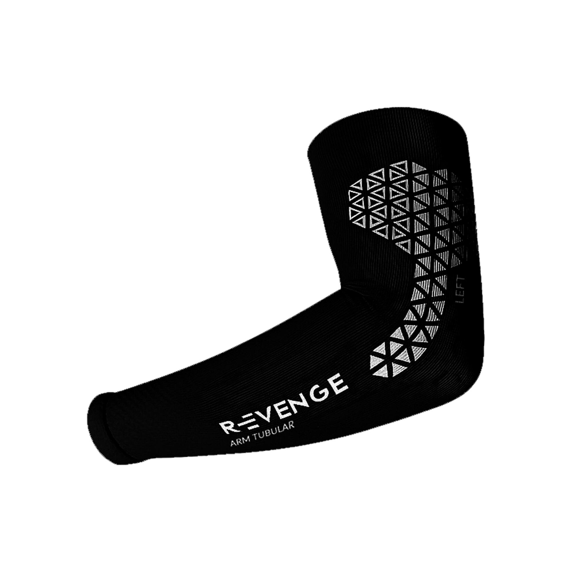 R-EVENGE Arm tubulartape Nero, ideale per Tennis, Padel, Basket, Fitness, Golf