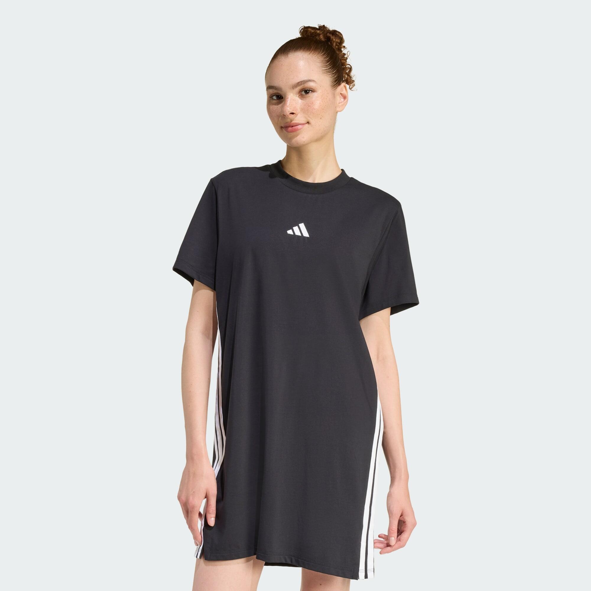 ADIDAS T-shirt Dress ESSENTIALS 3-STRIPES