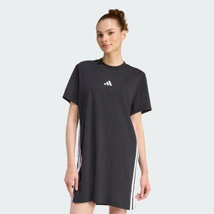 ESSENTIALS 3-STREIFEN T-SHIRT-KLEID