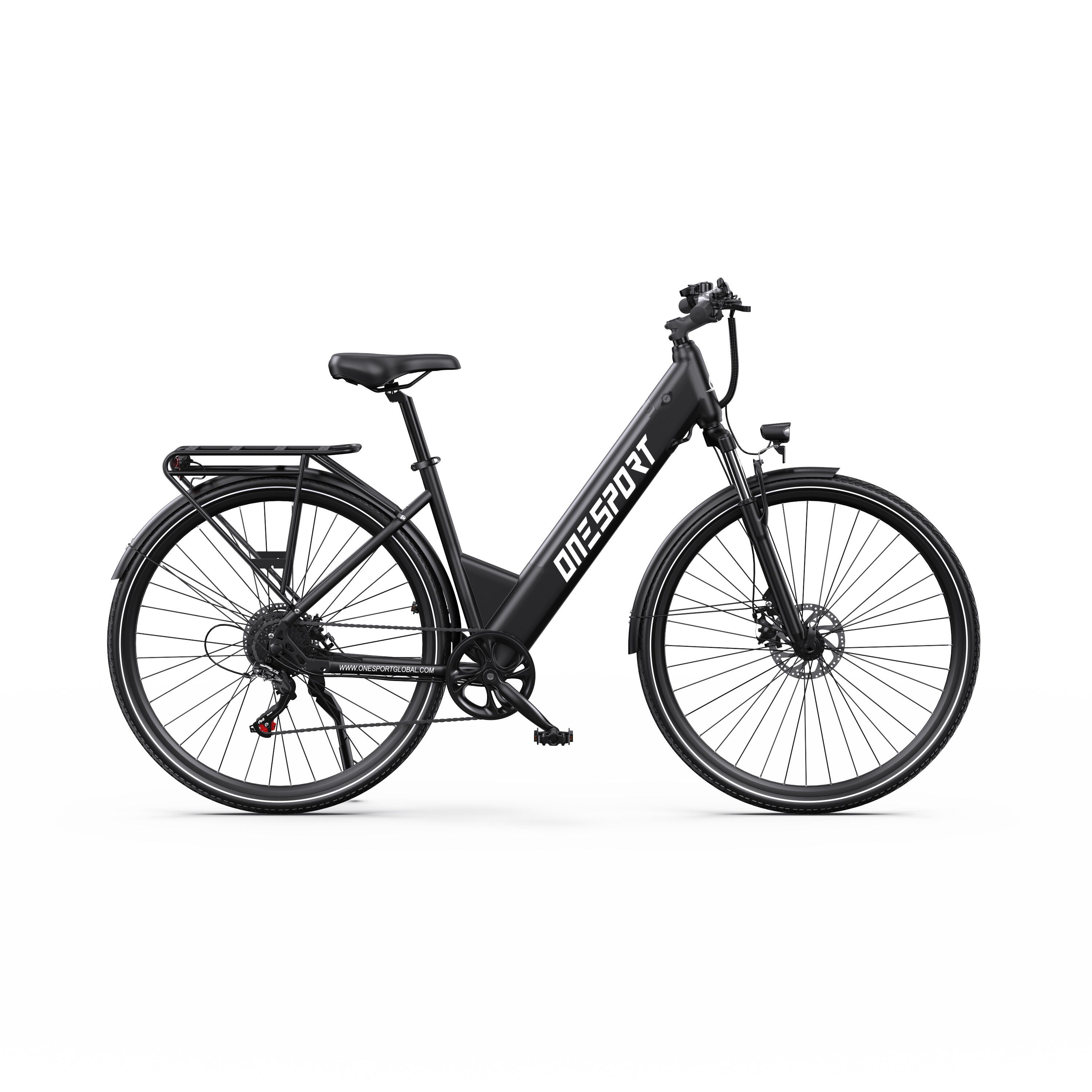 Bicicletă electrică de oraș ONESPORT OT12 27,5, baterie 36V 13Ah