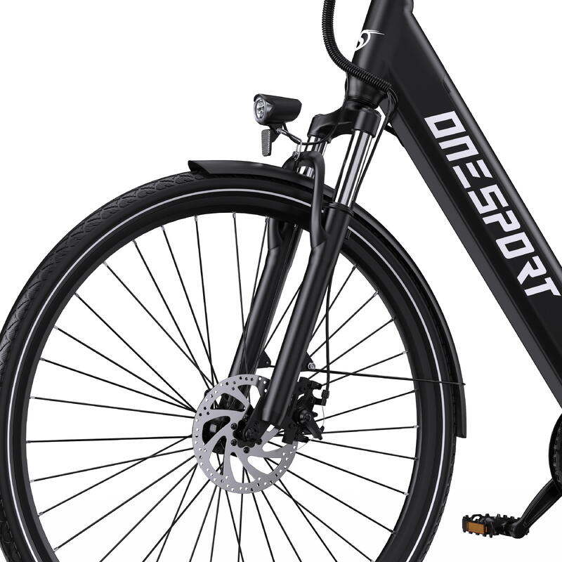 Bicicletă electrică urbană Onesport OT12, 250W cu baterie de 36V 13AH