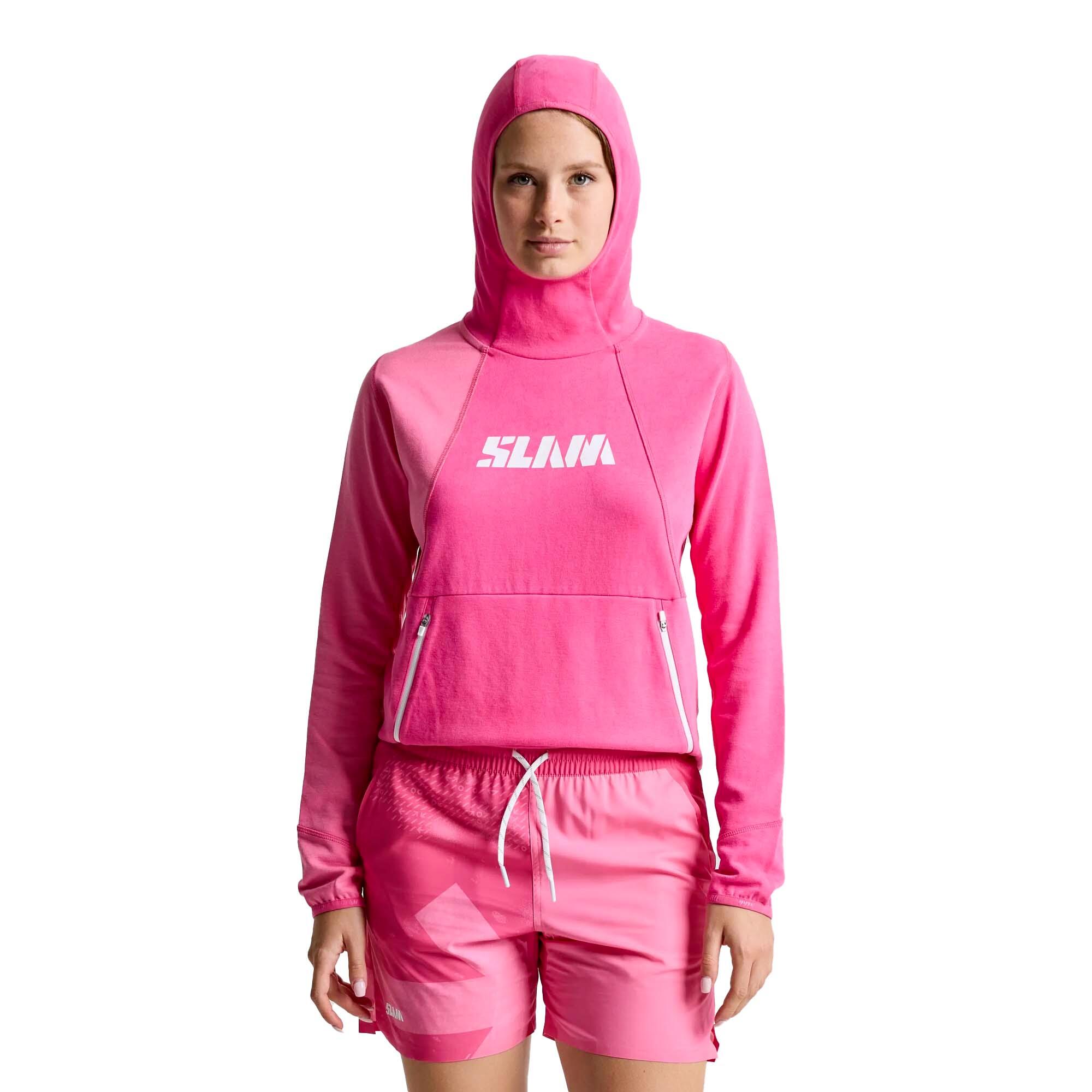 Slam - Sweat À Capuche Slam Graphic Ws Femme - Sweat-shirt - Rose - Decathlon