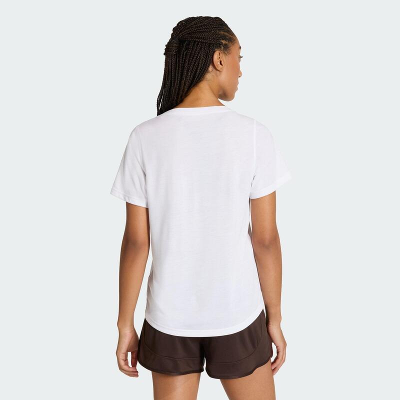 Tricou cu decolteu rotund adânc Workout Essentials