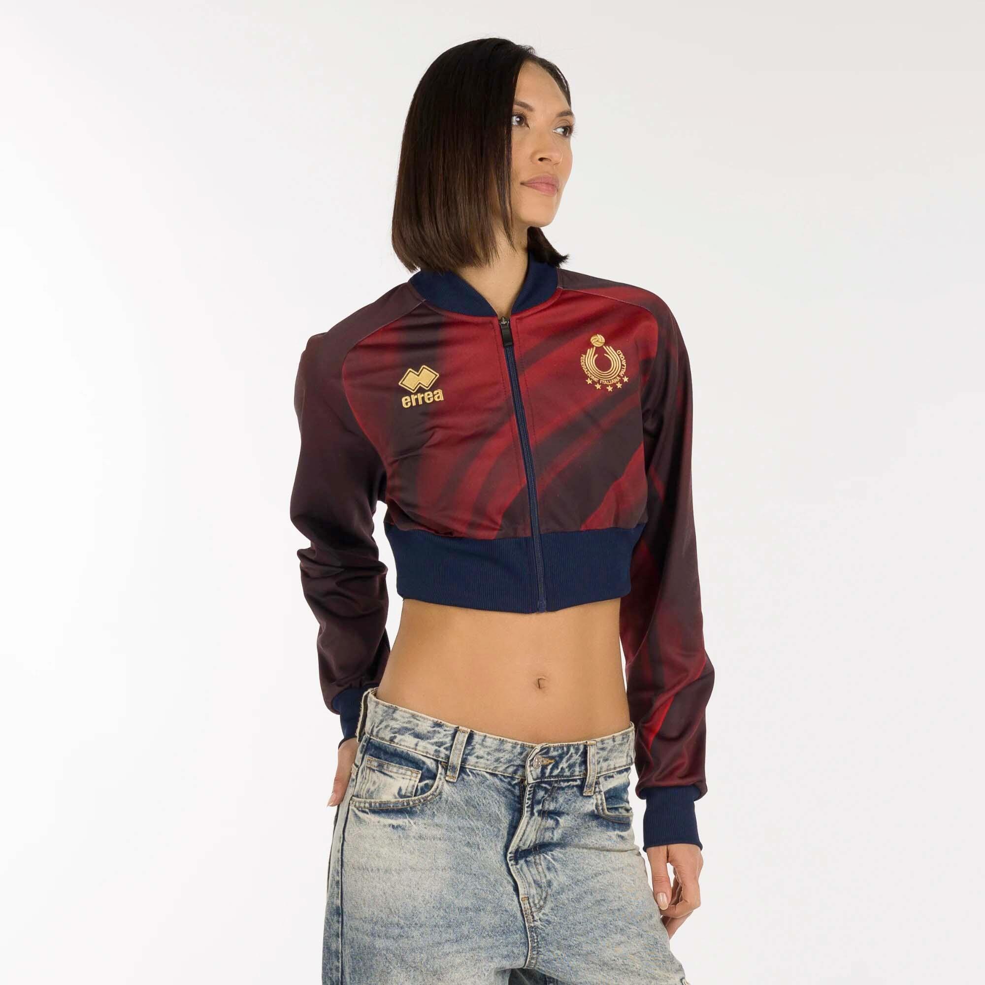 Veste Errea Sweat Court Volley Italie Ad Femme 3/5