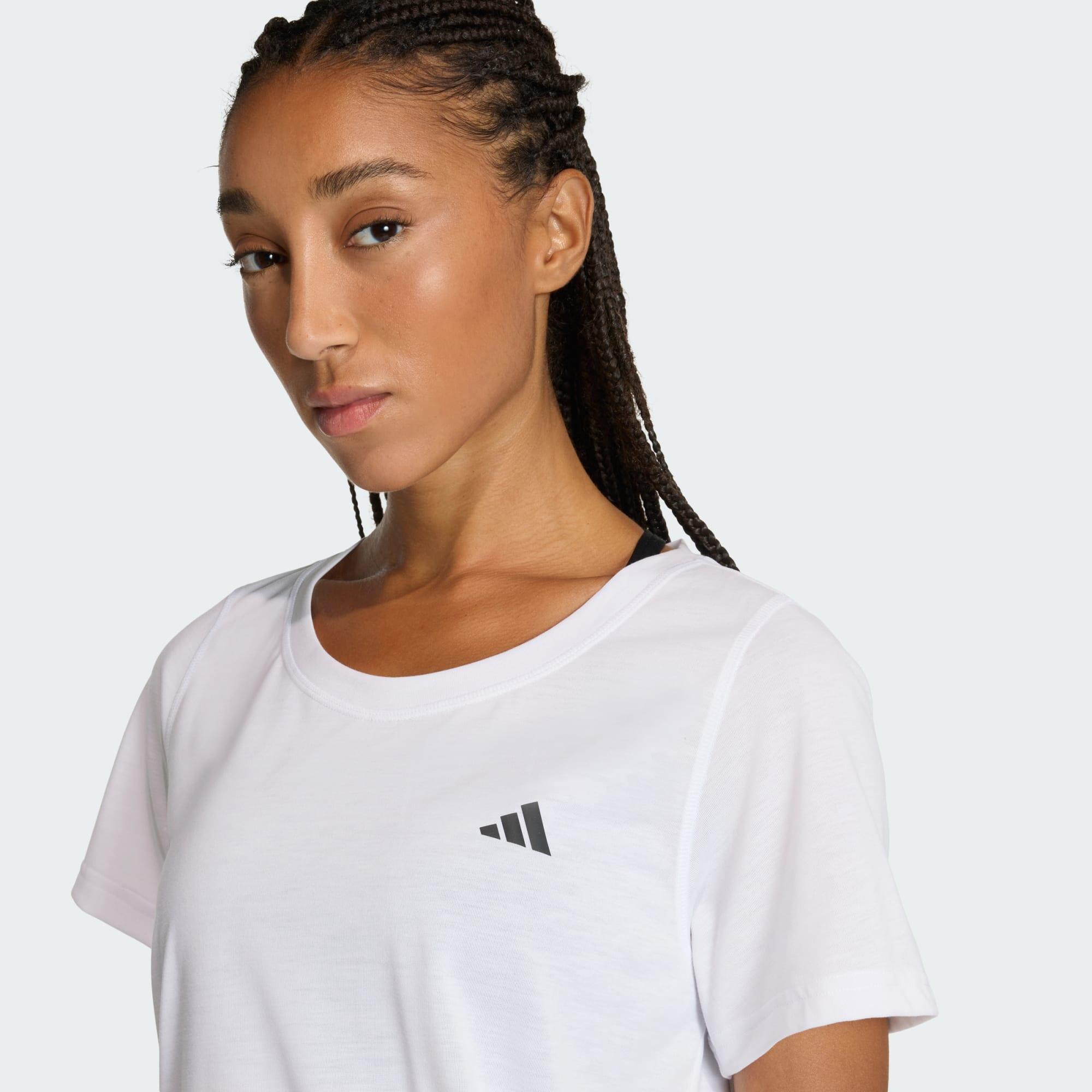 T-shirt de training encolure dégagée Essentials 4/7
