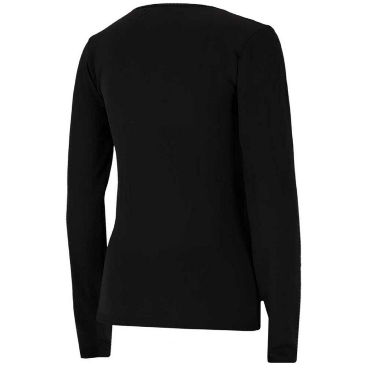 T-shirt thermique Heatkeeper Basic sans coutures pour femme, noir 3/4