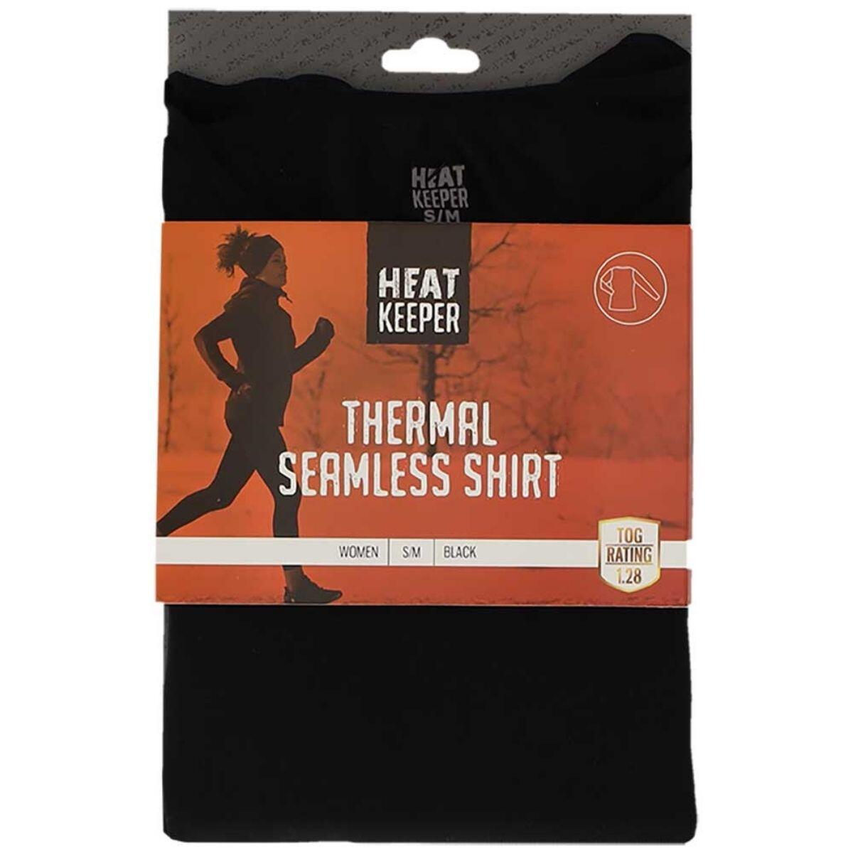 T-shirt thermique Heatkeeper Basic sans coutures pour femme, noir 4/4