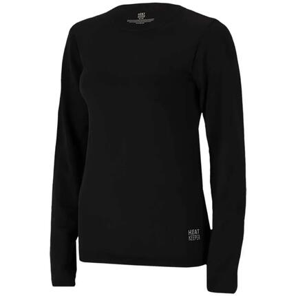Funktionsshirt Langarm Damen nahtlos - Basic - Schwarz