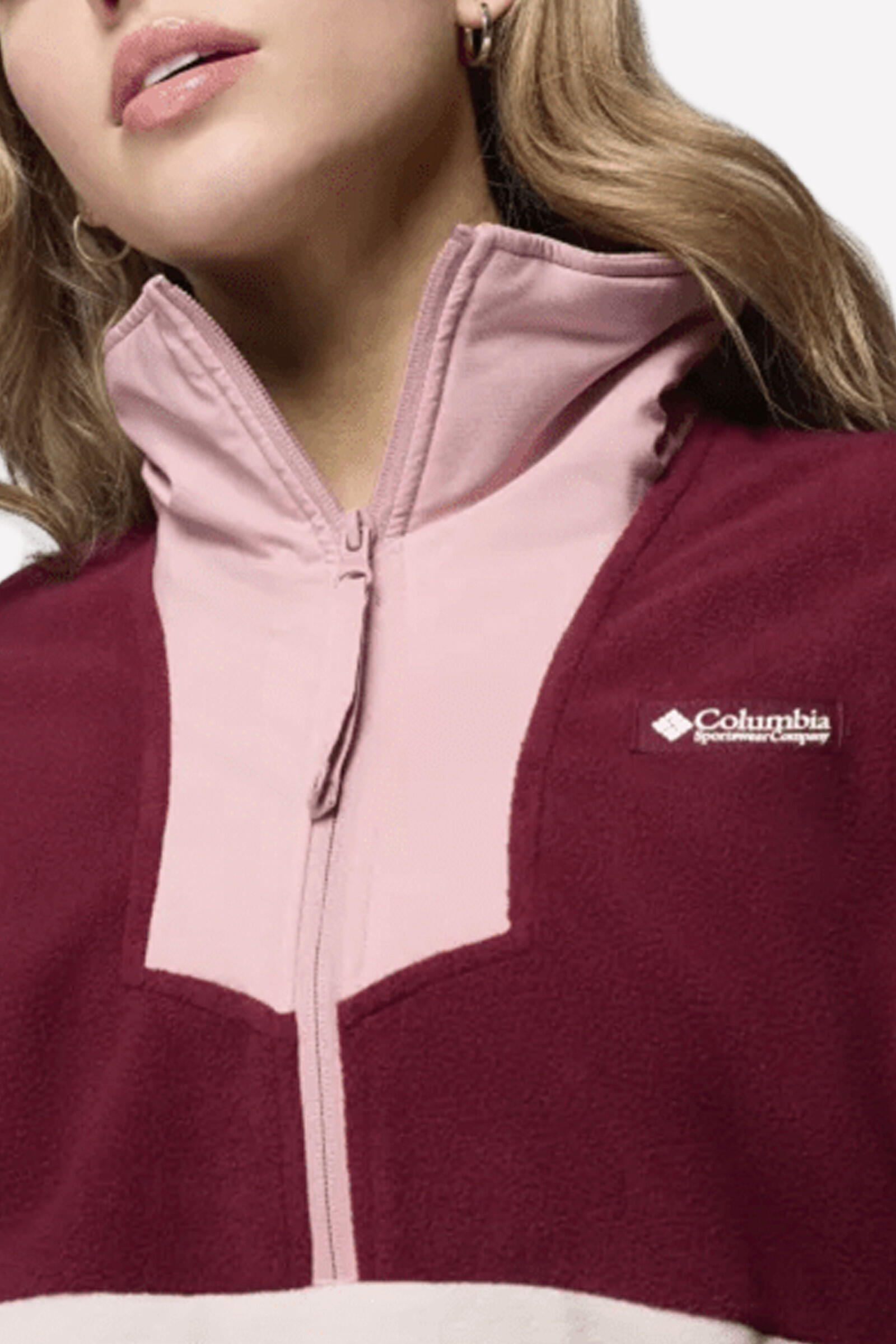 Columbia Forro Polar Sequoia Grove™ 1/2 Zip Burdeos 3/5