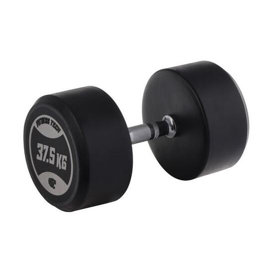 Haltères ronds de musculation 37,5 kg Fitness Tech – Lot de 2 unités