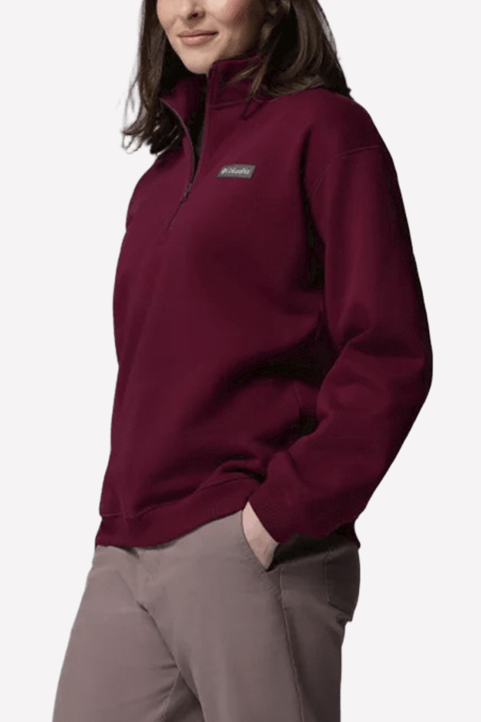 Columbia Forro Polar Meridian Creek Burdeos 3/5