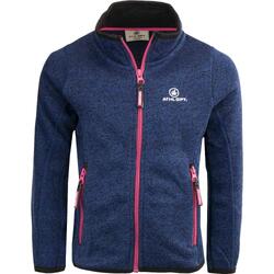 Sweat-shirt enfant zippé Athl. DPT Viveka Bleu 128-134