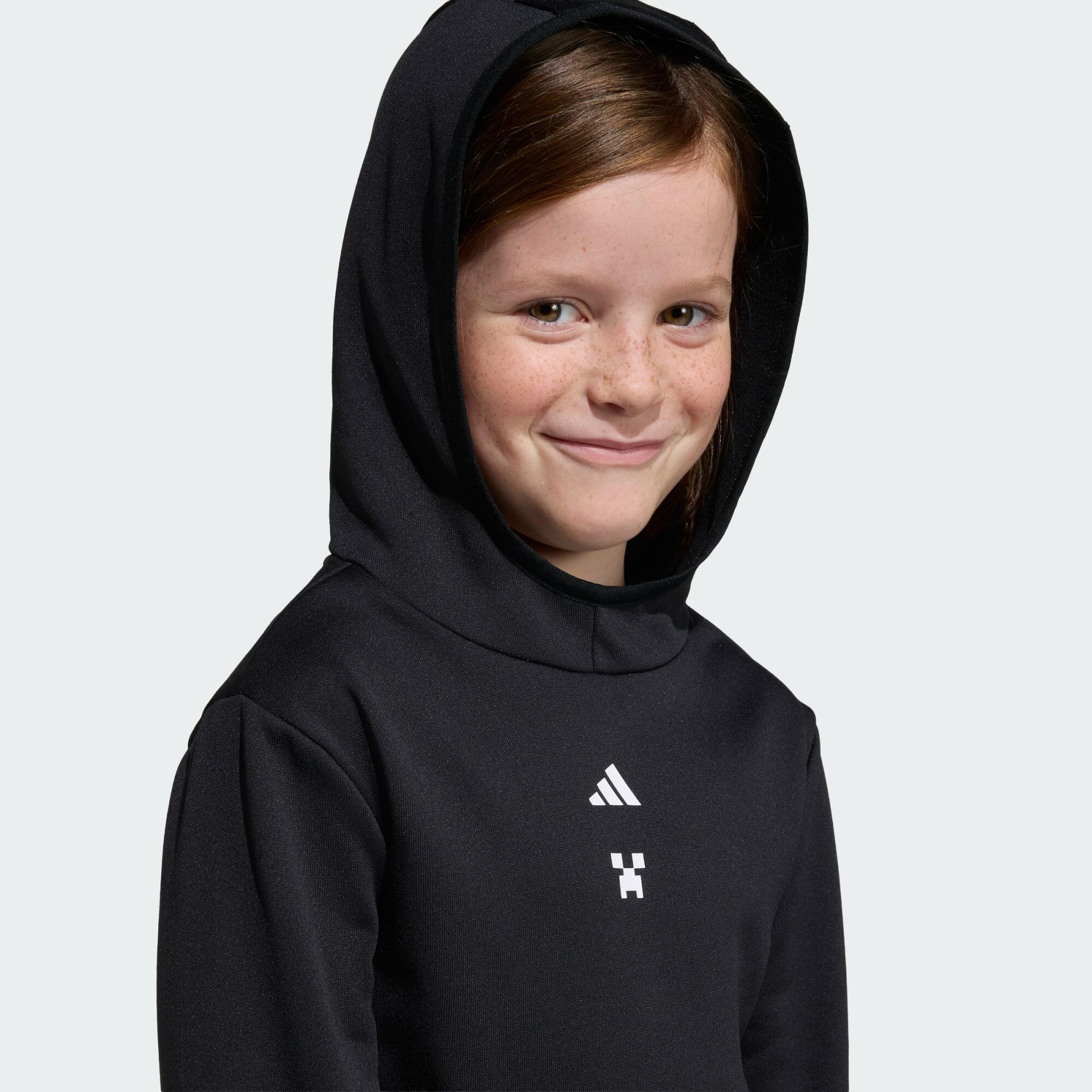 SWEAT-SHIRT À CAPUCHE DE TRAINING 3 BANDES ADIDAS MINECRAFT 5/5