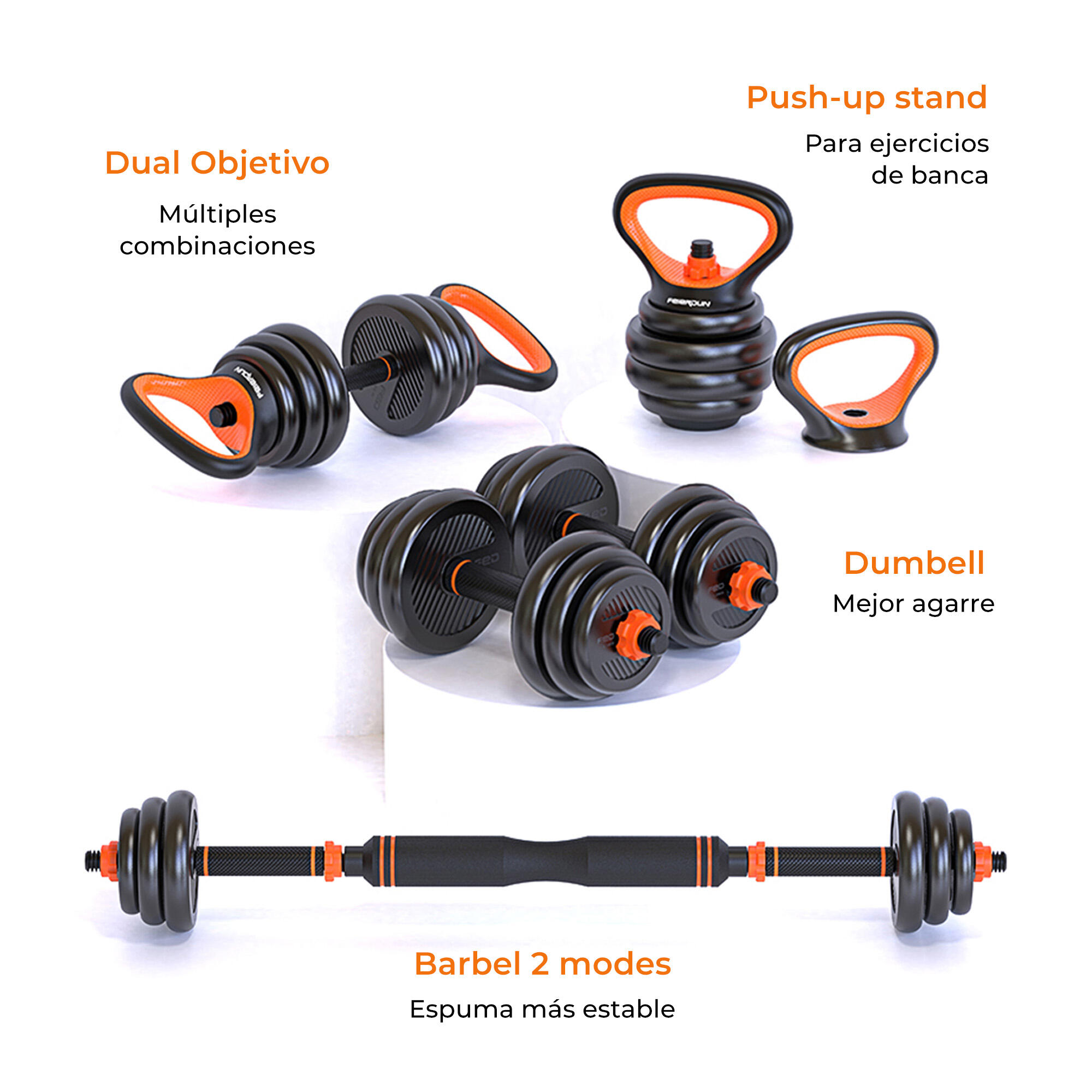 Kit de pesas conectadas V2 30Kg FED 4/8