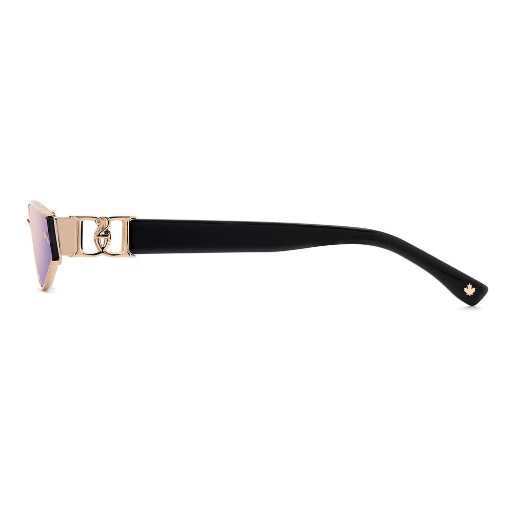 Zonnebril Dsquared2 D2 0168/S DDB van Metaal Dames 61 mm 3/4