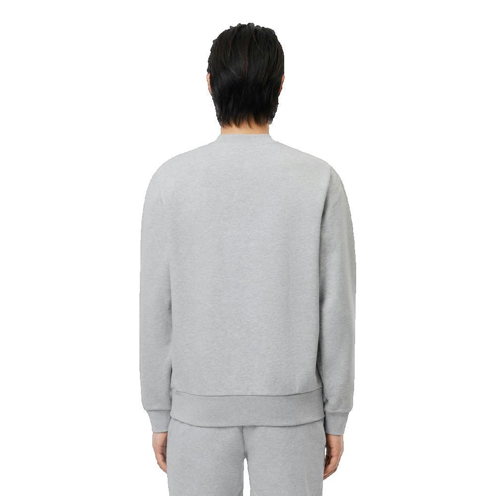 Sweatshirt cinzento clássico Lacoste com logótipo bordado 2/2