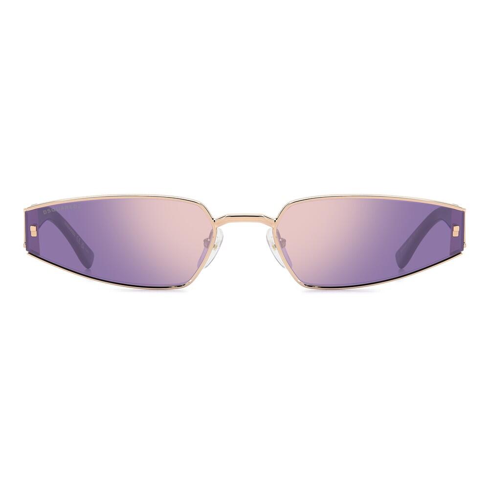 Zonnebril Dsquared2 D2 0168/S DDB van Metaal Dames 61 mm 2/4