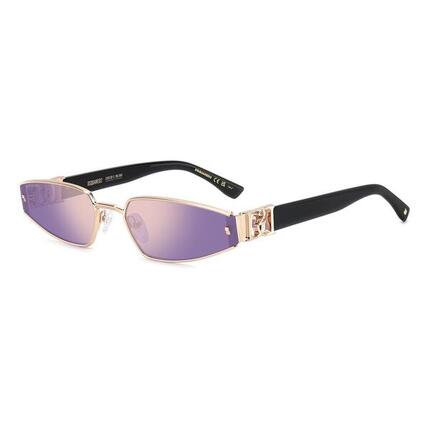 Zonnebril Dsquared2 D2 0168/S DDB van Metaal Dames 61 mm