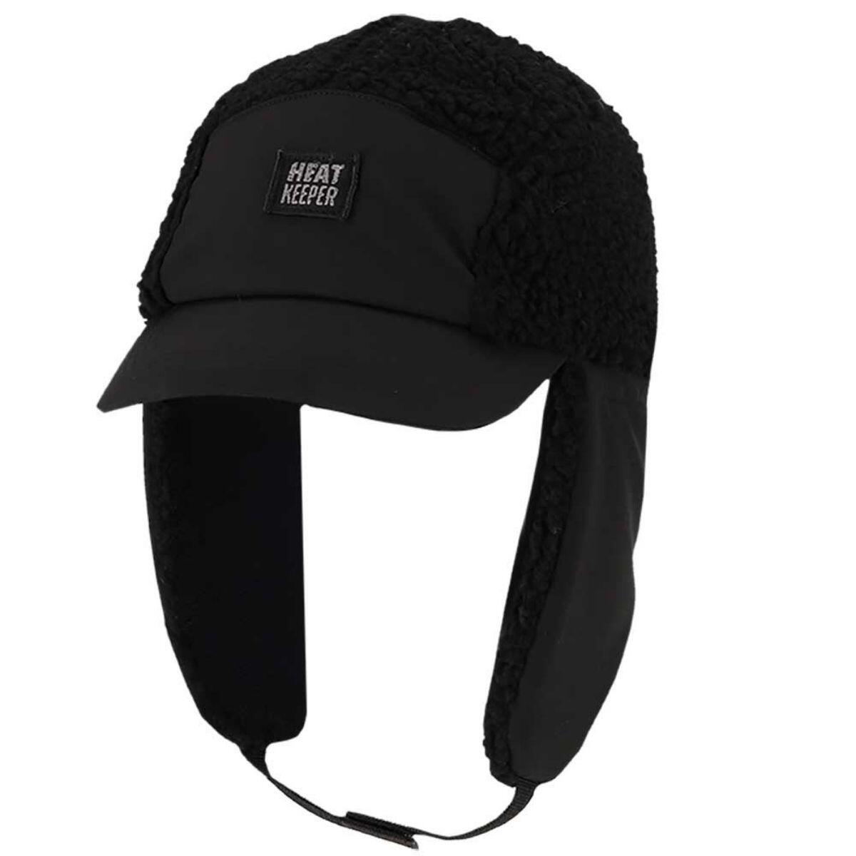 Bonnet thermique Heatkeeper pour homme, chapka Teddy, noir 2/4