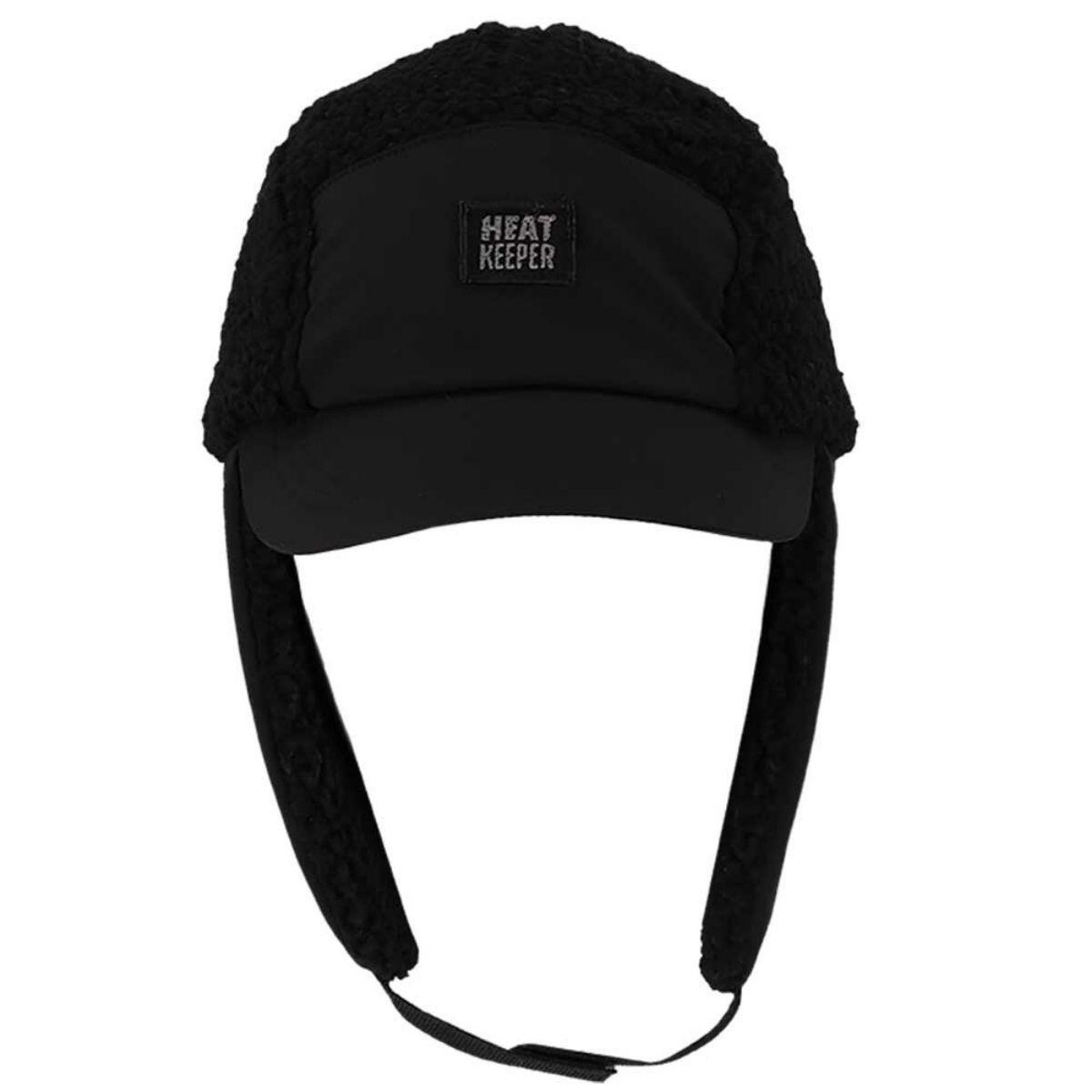 HEAT KEEPER Heatkeeper Herren Thermomütze Trappermütze Teddy Schwarz