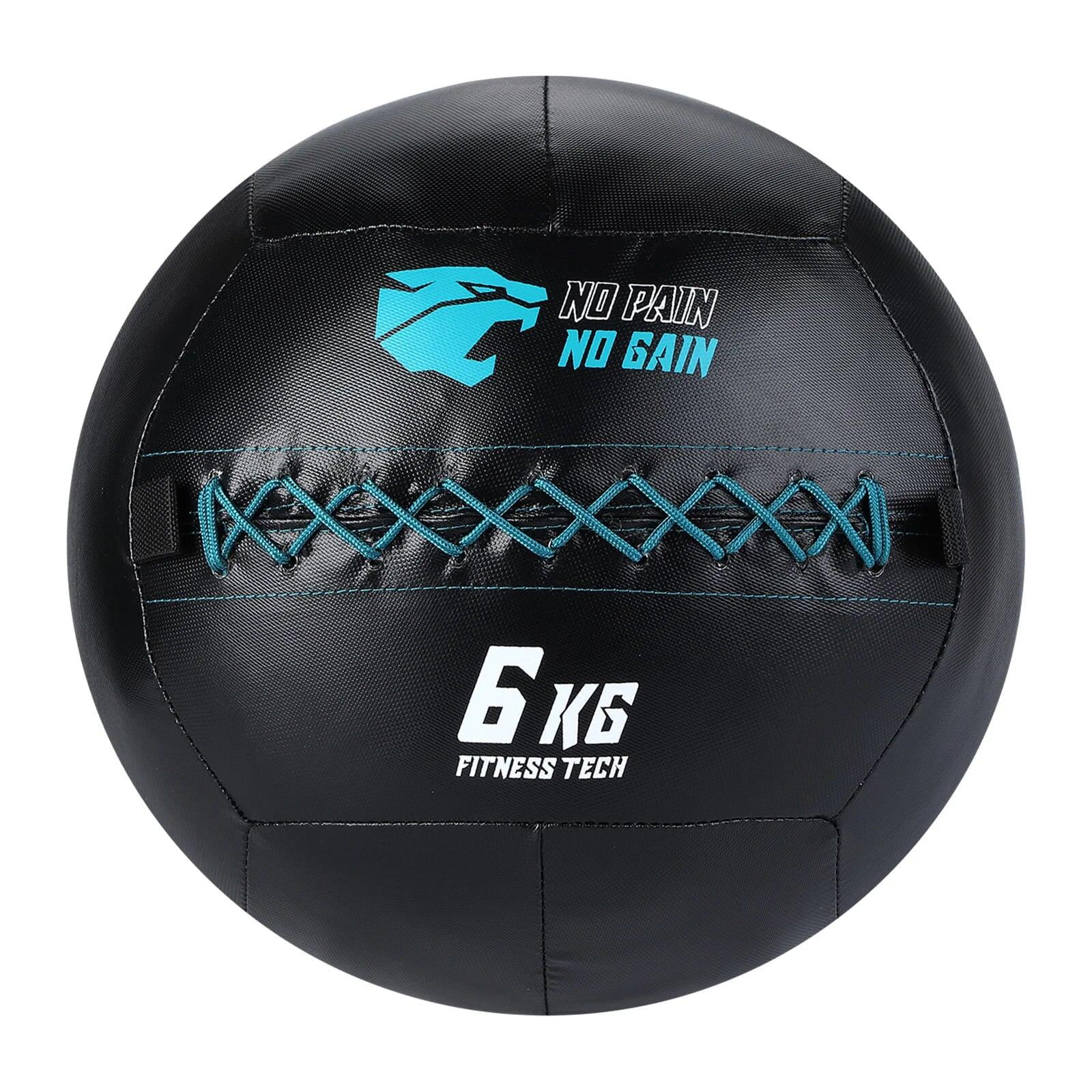 Conjunto 5 Wall Balls 3-14 kg + Rack Fitness Tech 3/7