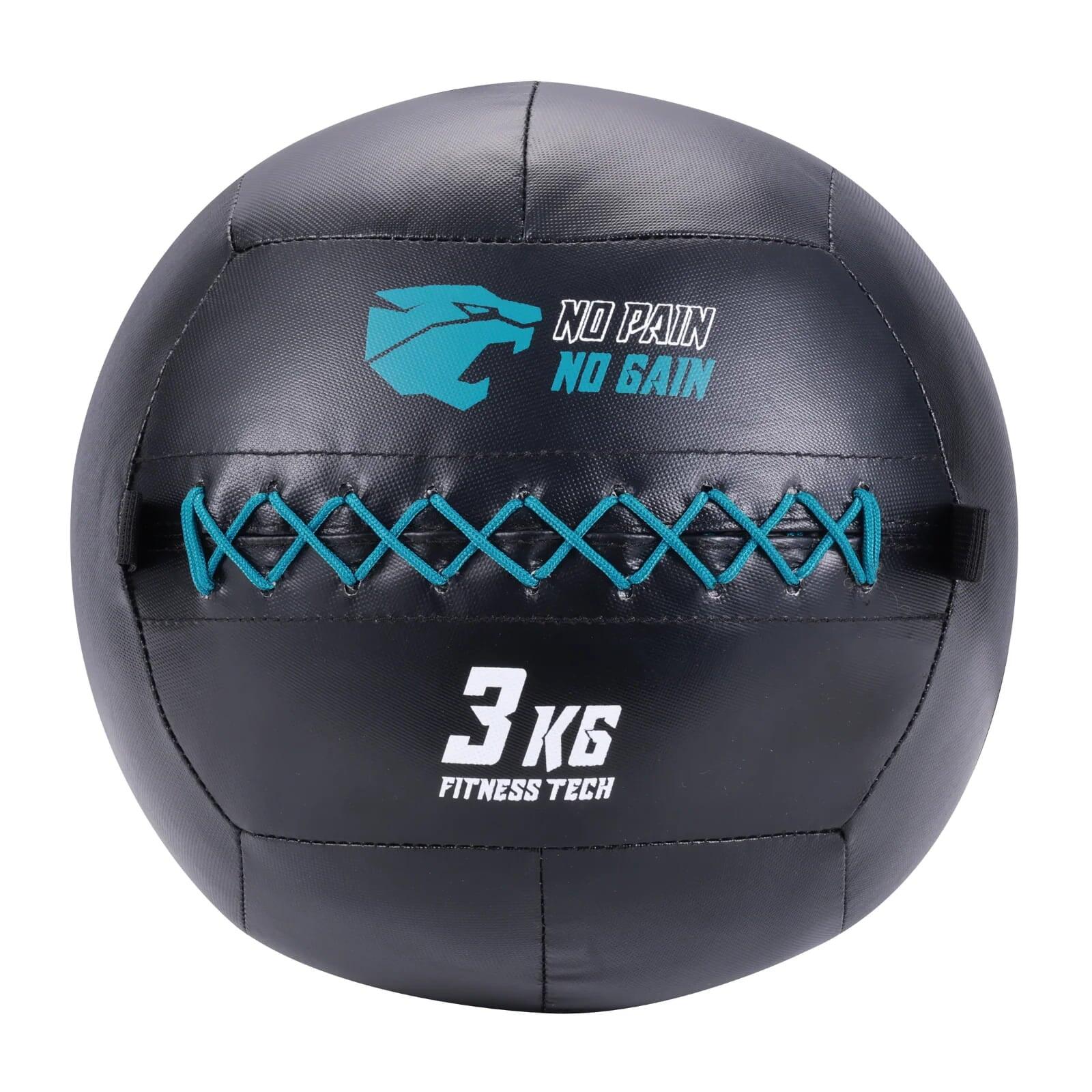 Conjunto 5 Wall Balls 3-14 kg + Rack Fitness Tech 2/7