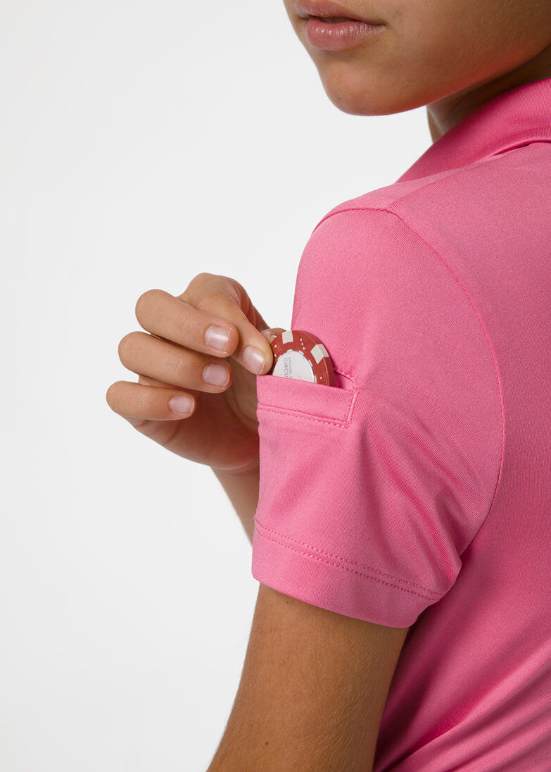 Roze Barbie-golfpolo voor meisjes 3/6