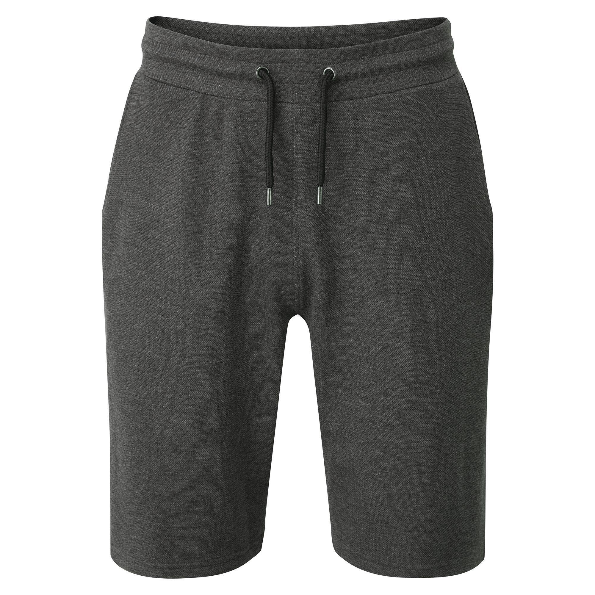 Mens Continual Drawstring Shorts (Charcoal Grey) 1/5