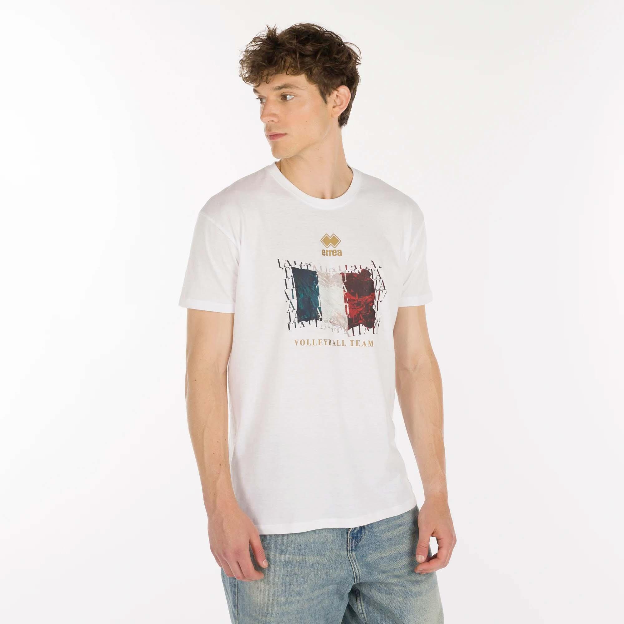T-Shirt Errea Nat. Italie Volley Ita Er 05 Mc Ad Adulte 3/5